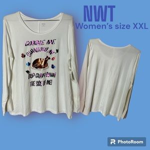 NWT Cute adult Thanksgiving graphic